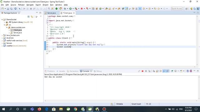 Tìm Hiểu Socket Trong Java và Demo Server Client смотреть онлайн
