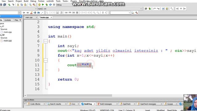 soru 42: n sayısı kadar yıldızı alt alta ekrana yazdıran c++ programı смотреть онлайн
