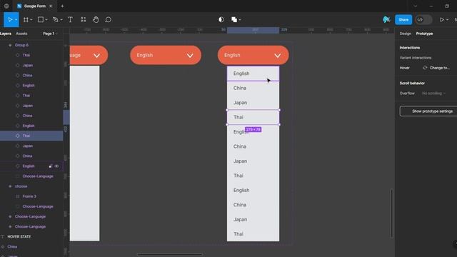 Figma Dropdown смотреть онлайн