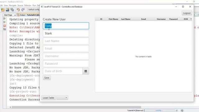 JavaFX 8 Tutorial 22 - ComboBox and Database How to add database values into combobox смотреть онлайн