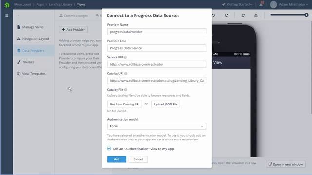 Exposing Rollbase® application data to a hybrid mobile app created using the Telerik® Platform смотреть онлайн