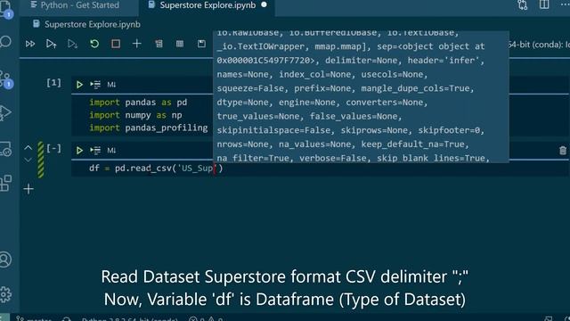 How to Import Libraries, Read Dataset CSV, and Convert into Dataframe (Dataset format in Python) смотреть онлайн