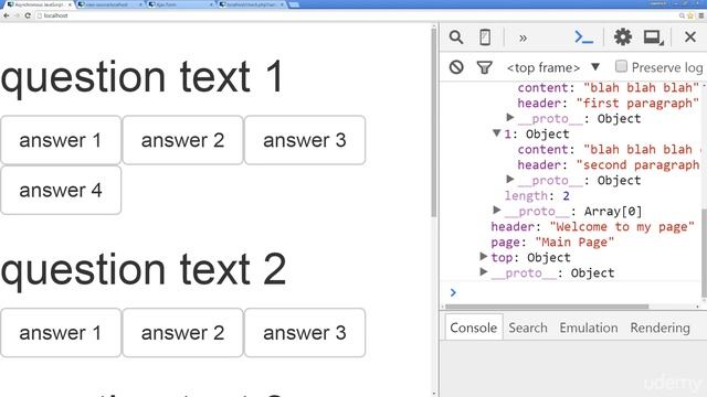 012 JSON data as an object in JavaScript vs JSON file using AJAX смотреть онлайн