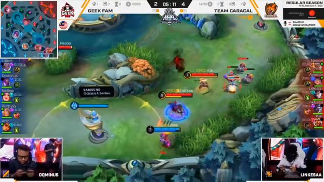 TEAM CARACAL TUMPASKAN GEEK FAM !! GEEK FAM VS TEAM CARACAL MATCH 3 MPL MY SEASON 9 WEEK 2 DAY 1 смотреть онлайн