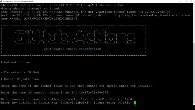Adding Self-hosted Runner in Github Actions смотреть онлайн