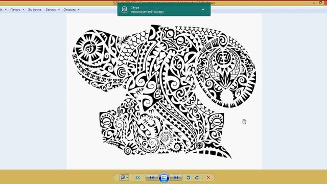 Эскиз #14 | Эскизы полинезийской татуировки смотреть онлайн