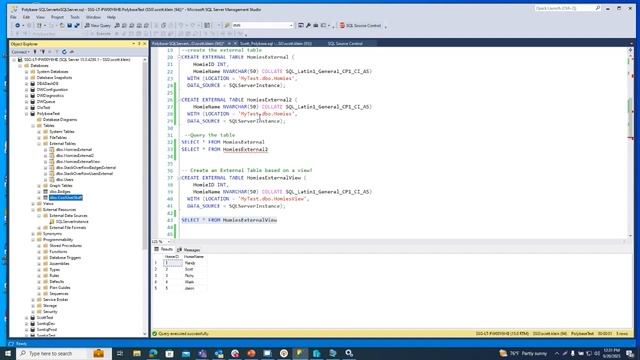 Querying Data External to SQL Server with PolyBase смотреть онлайн