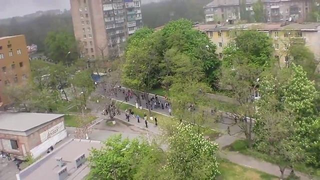 Галицийская хохлоба захватывает Мариуполь Май 2014.mp4 смотреть онлайн