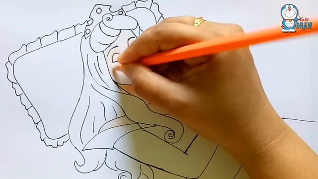 How to draw Sleeping Beauty... step by step / Drawing Tutorial смотреть онлайн