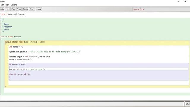 Java - BlueJ - Lesson 6: How to use If Statements смотреть онлайн