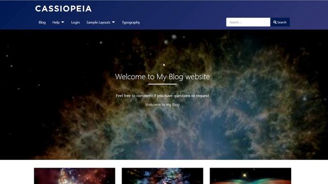 Joomla 4 Cassiopeia template sticky menu header fluid static layout easy navigation смотреть онлайн