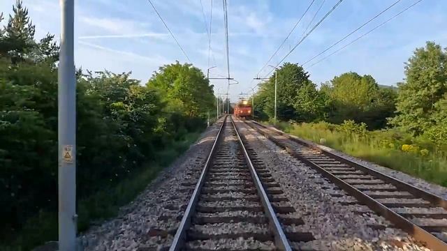 Cab ride Ljubljana-Koper (Slovenian Railway) train drivers view in 4K смотреть онлайн