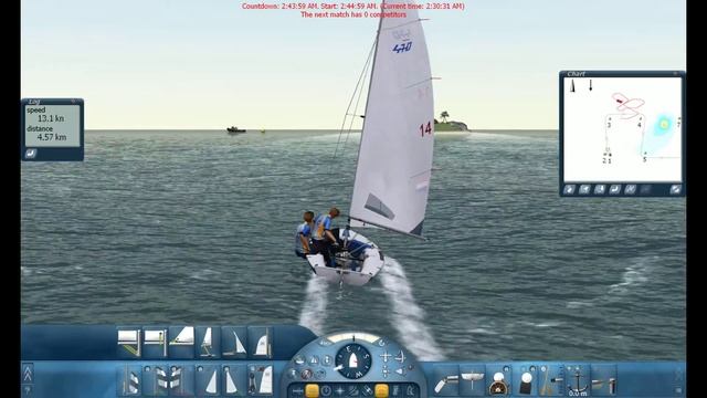Sail Simulator 5 Practice some 470 basics смотреть онлайн