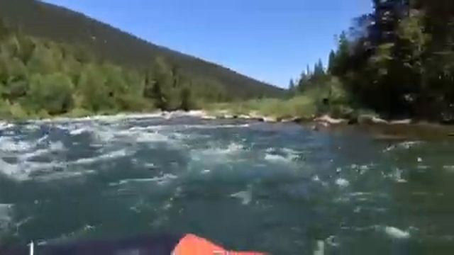 Перед Шиндинским порогом Yamaha 40 +АБАКАН 420 jet первый выезд/обкатка смотреть онлайн