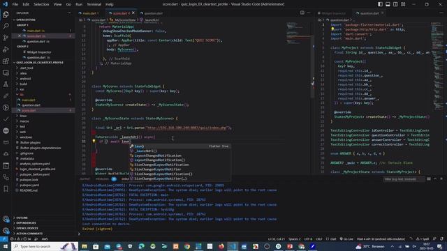 #F039D (SERIES)/ F039. HOW TO BUILD QUIZ APP WITH FLUTTER, PHP, MYSQL смотреть онлайн