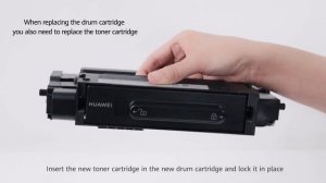 HUAWEI PixLab X1 Operation Guide – Simple Cartridge Replacement