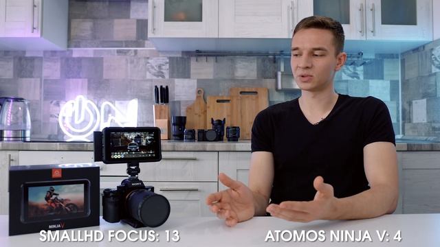 Atomos Ninja V отличный рекордер, но посредственный монитор | Сравнение с SmallHD Focus 5
