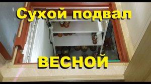 Сухой подвал весной