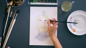 Как рисовать акварельными карандашами