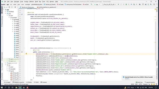 How to Insert data to firebase database Android Studio смотреть онлайн