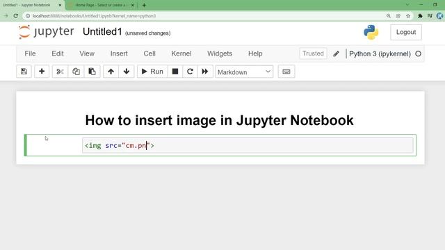 How to insert image in Jupyter Notebook смотреть онлайн