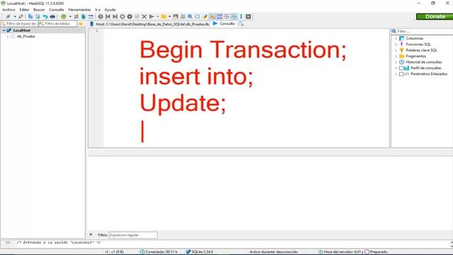 Tutorial SQLite 2023 N 55 TRANSACCIONES SQLite смотреть онлайн