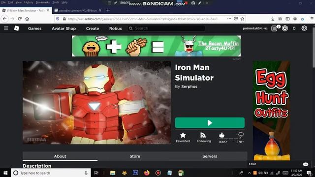 Iron Man Simulator FREE WAR MACHINE Script Roblox смотреть онлайн