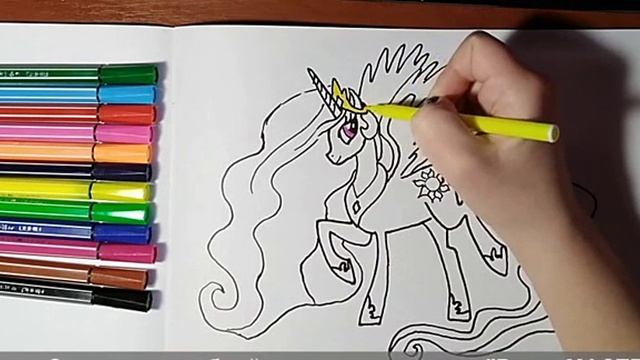 My Little Pony princess Celestia Как нарисовать Принцессу Селестию Пони смотреть онлайн