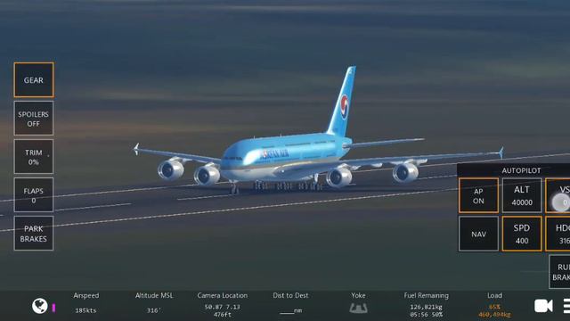 TAKE OFF AT KONRAD-ADENAUER COLOGNE-BONN AIRPORT WITH AIRBUS A380 RUNWAY 32 R COMPANY : KOREAN AI смотреть онлайн