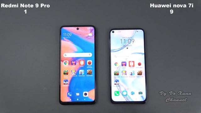 Xiaomi Redmi Note 9 Pro Vs Huawei Nova 7i | SpeedTest And Camera Comparison