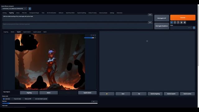 Super Cool Animations in Stable Diffusion using In-Paint! #ai смотреть онлайн