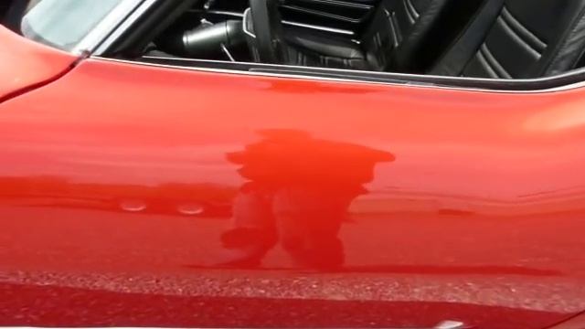 1973 Red Pro Street Corvette Convertible Black Int смотреть онлайн