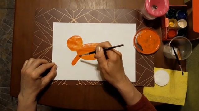 Рисование в средней группе "Кошка" смотреть онлайн