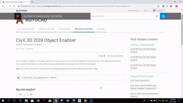 Civil3D Object Enabler смотреть онлайн