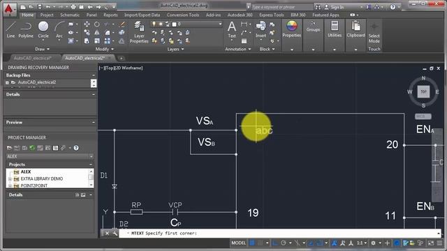 AutoCAD Electrical - Inserting Text смотреть онлайн