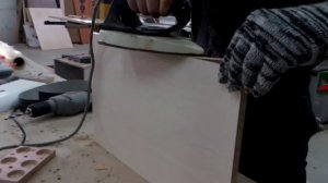 Кромление ЛДСП утюгом)