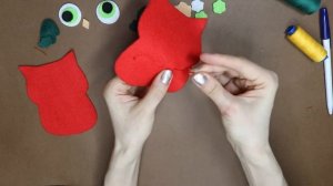 Сова из фетра DIY. Как сшить игрушку из фетра?