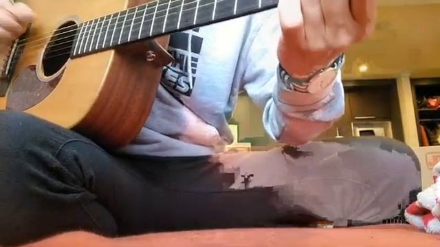 groovy folk blues country guitar rhythm part in D смотреть онлайн