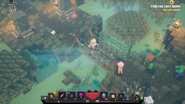 G3TMORE: Minecraft Dungeons: Gameplay w/ AngelEyedDoe (my favorite little lady) смотреть онлайн