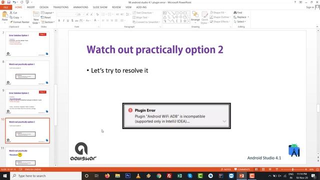 Fix error Android Wifi ADB is incompatible in Android Studio 4.1 | supported only in IntelliJ IDEA смотреть онлайн