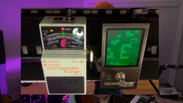 Peterson Strobostomp HD Tuner Pedal | 3 Different Tunings