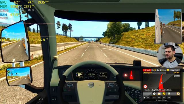 GTX 1080 TI | Euro Truck Simulator 2 (ETS2) em 4k - Grape Tec смотреть онлайн