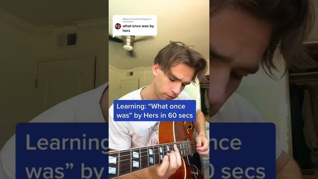 Learning: “What once was” by Hers in 60 seconds by ear смотреть онлайн