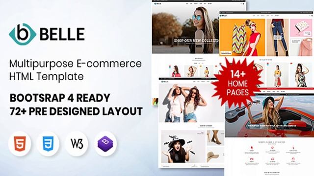 Belle Multipurpose Bootstrap 4 HTML Template | Themeforest Website Templates and Themes смотреть онлайн
