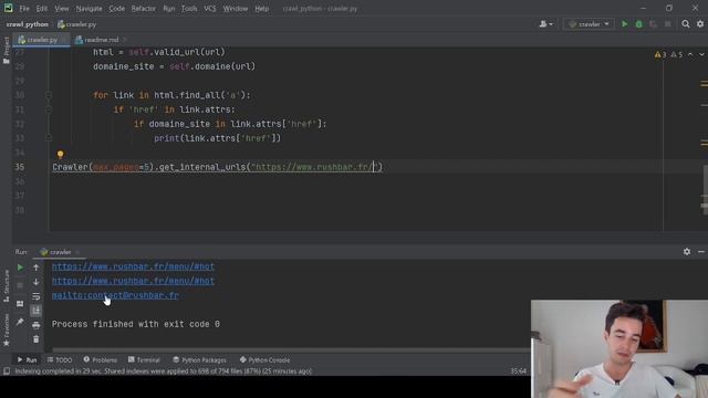Web Crawling avec Python: Comment récolter tous les URLs d’un Site Web смотреть онлайн