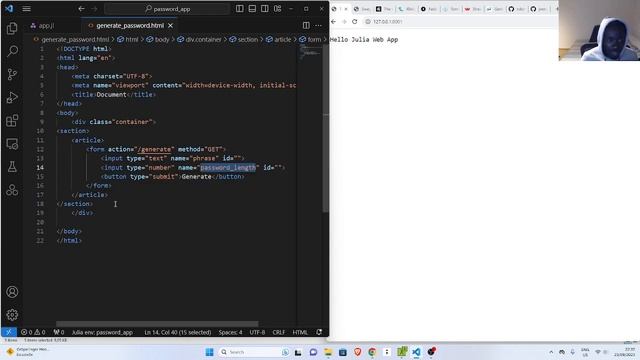 Build Simple Web App In Julia Language -Password Generator смотреть онлайн