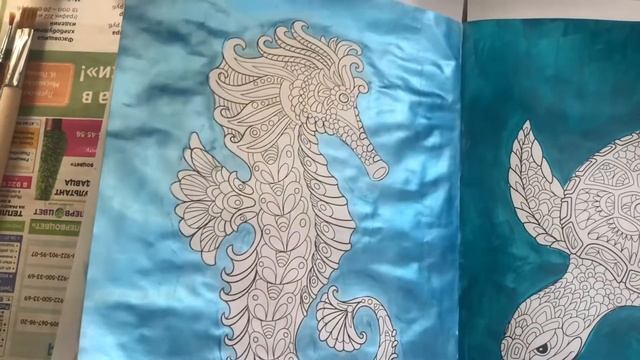 Новые раскраски Цветовой квест, покупки из фикспрайса, пробую акриловые краски, мои первые работы смотреть онлайн
