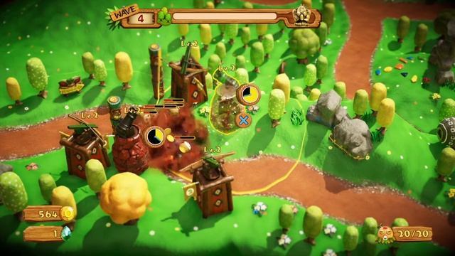 Pixeljunk Monsters 2: Pockulu Forest Stage 1 (Fun, Rainbow Perfect) смотреть онлайн