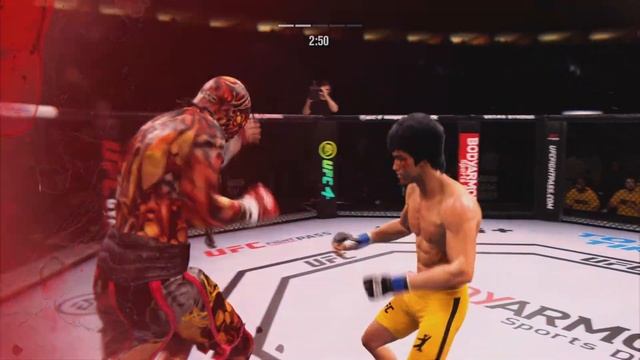 UFC 4 - Bruce Lee vs. Fire Mutant - Dragon Fights ?? смотреть онлайн