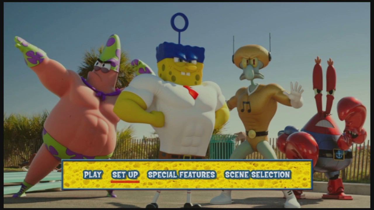 DVD - меню : Губка Боб смотреть онлайн